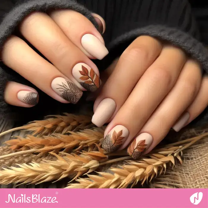 Fall Leaves Nails | Seasonal - NB1187